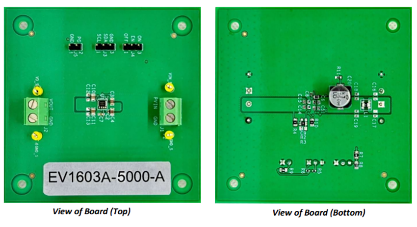 Mechanical Drawing - TDK EV160xA μPOL Evaluation Boards
